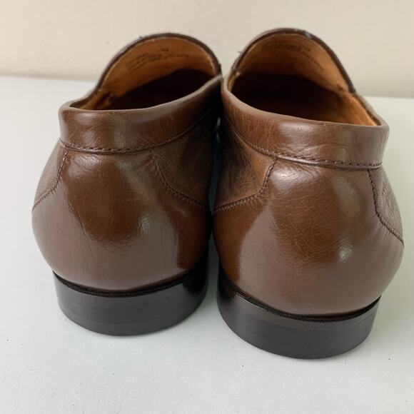 Johnston & Murphy Brown Leather Tassel Loafers Mens 11M Dress Shoes main image 11